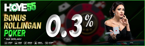 Claim Bonus Rollingan Poker Up To 0.3%